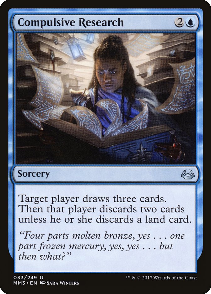 Compulsive Research [Modern Masters 2017] [Foil]