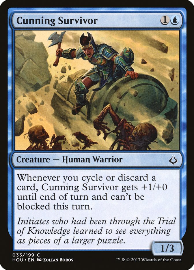 Cunning Survivor [Hour of Devastation] [Foil]