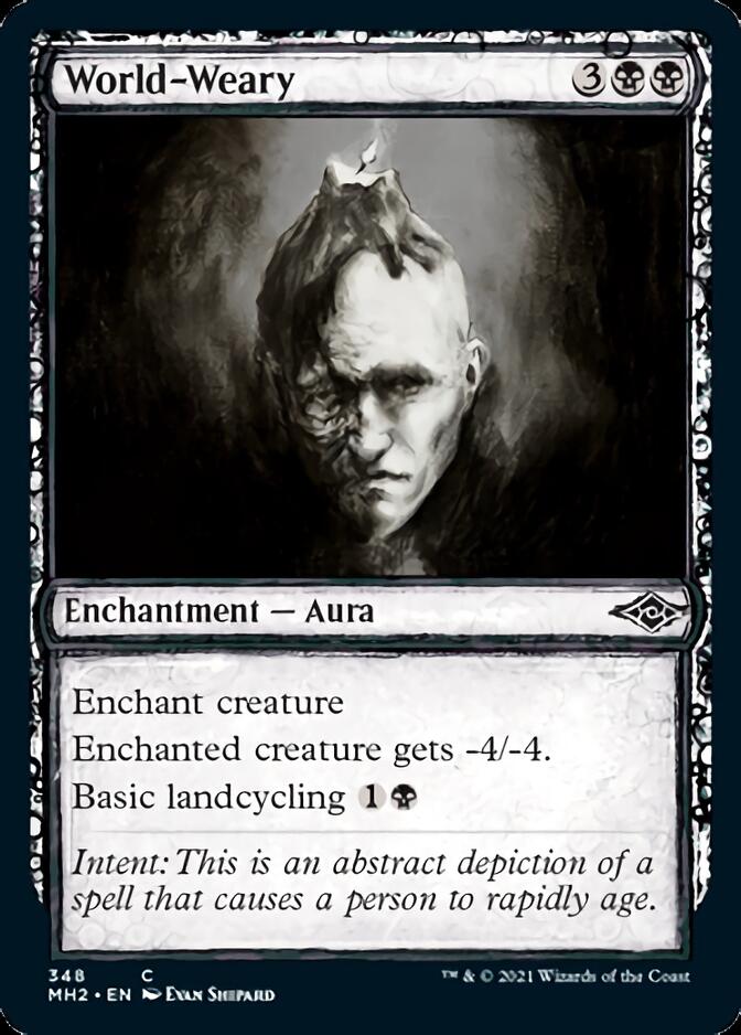 World-Weary (Sketch) [Modern Horizons 2] [Foil]
