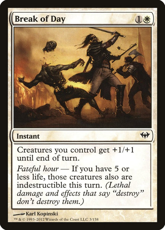 Break of Day [Dark Ascension] [Foil]