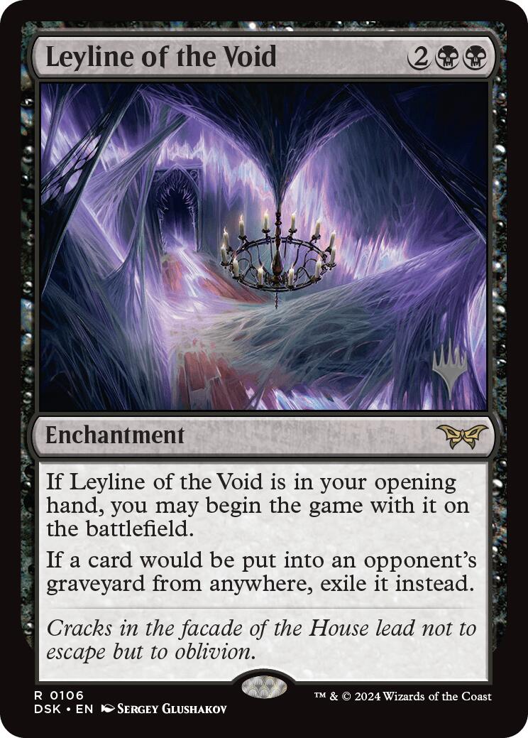 Leyline of the Void [Duskmourn: House of Horror Promos] [Foil]