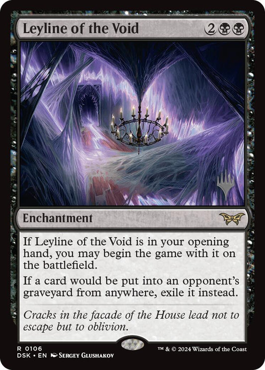 Leyline of the Void [Duskmourn: House of Horror Promos] [Foil]