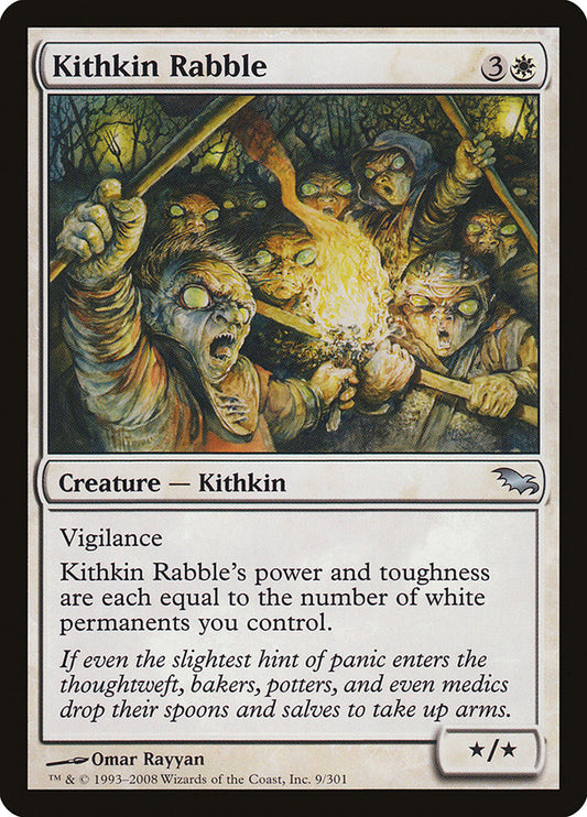 Kithkin Rabble [Shadowmoor] [Foil]