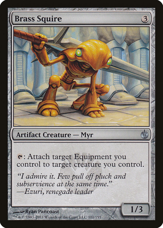 Brass Squire [Mirrodin Besieged] [Foil]