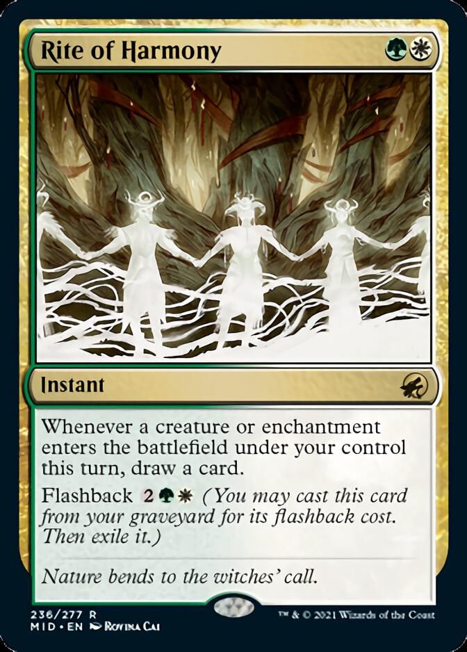 Rite of Harmony [Innistrad: Midnight Hunt] [Foil]
