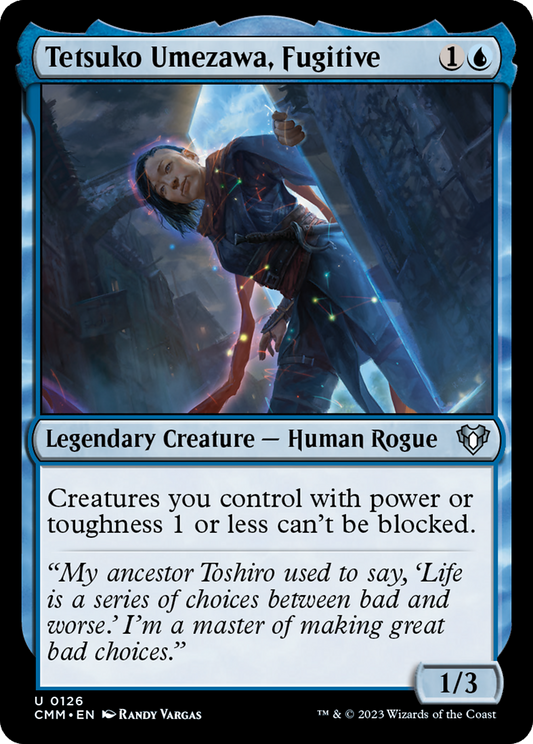 Tetsuko Umezawa, Fugitive [Commander Masters] [Foil]