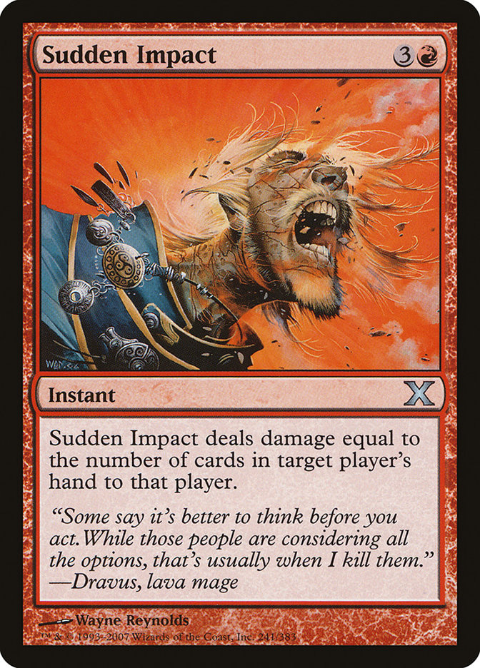 Sudden Impact [Tenth Edition] [Foil]