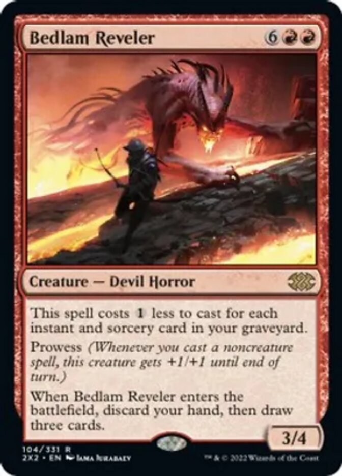 Bedlam Reveler [Double Masters 2022] [Foil]