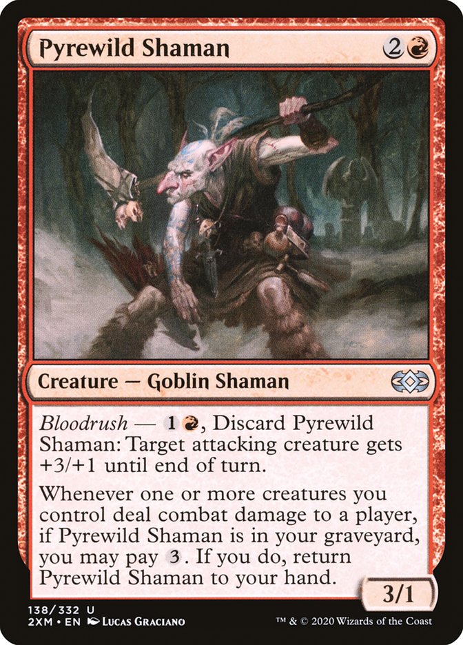Pyrewild Shaman [Double Masters] [Foil]