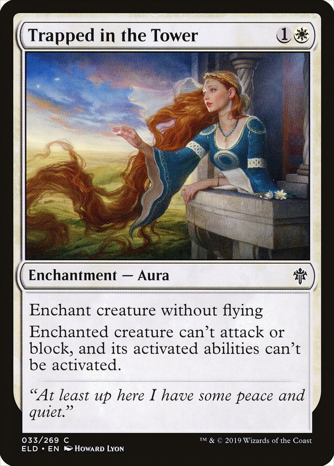 Trapped in the Tower [Throne of Eldraine] [Foil]