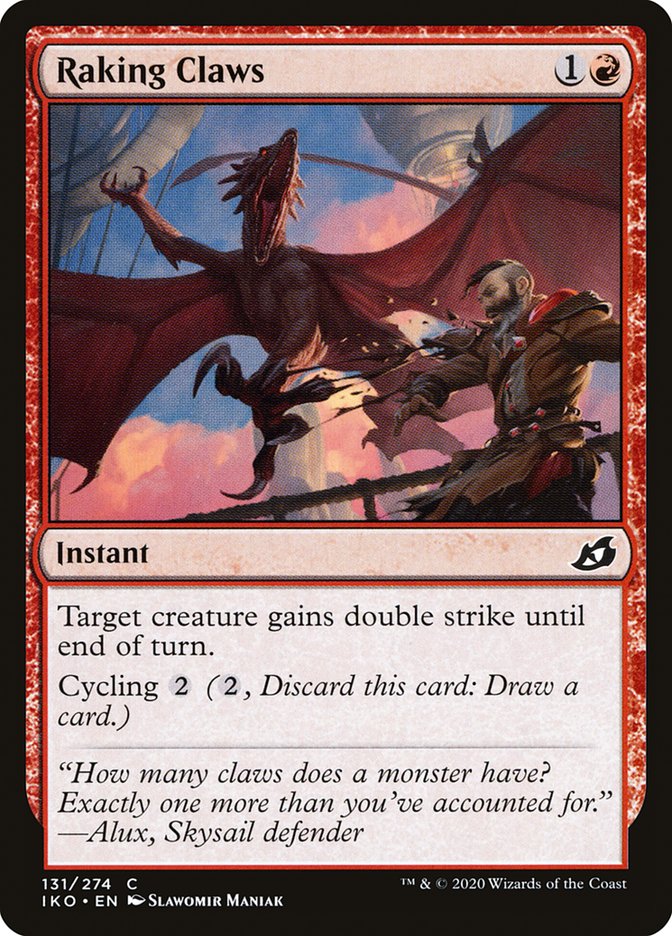 Raking Claws [Ikoria: Lair of Behemoths] [Foil]