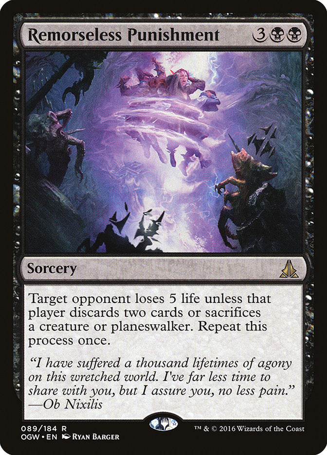 Remorseless Punishment [Oath of the Gatewatch] [Foil]