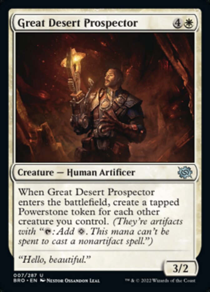 Great Desert Prospector [The Brothers' War] [Foil]