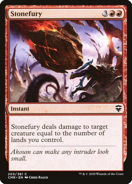 Stonefury [Commander Legends] [Foil]