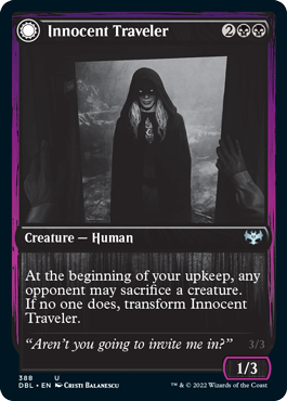 Innocent Traveler // Malicious Invader [Innistrad: Double Feature] [Foil]