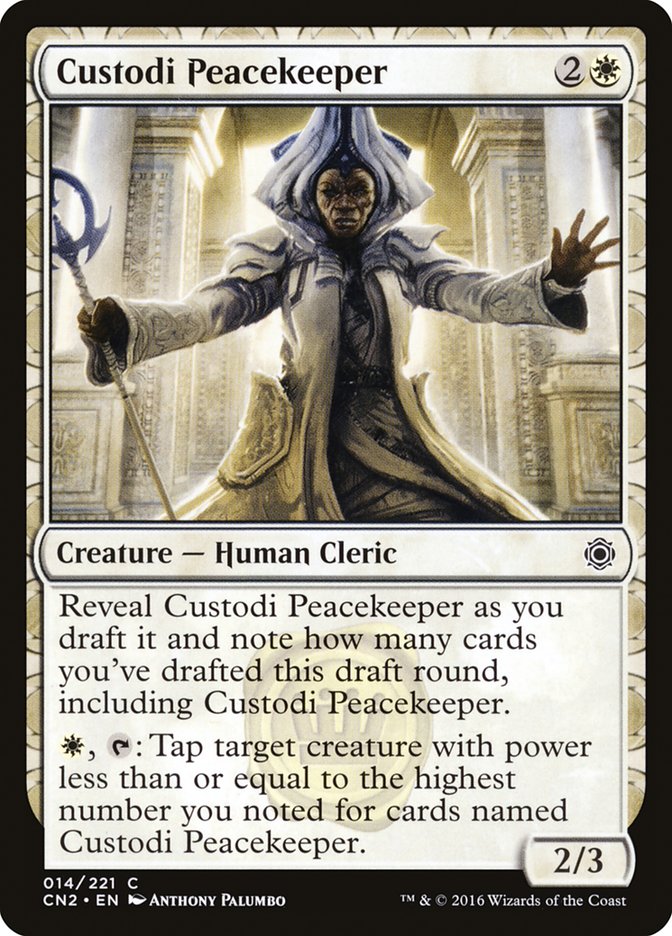 Custodi Peacekeeper [Conspiracy: Take the Crown] [Foil]