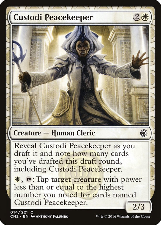Custodi Peacekeeper [Conspiracy: Take the Crown] [Foil]
