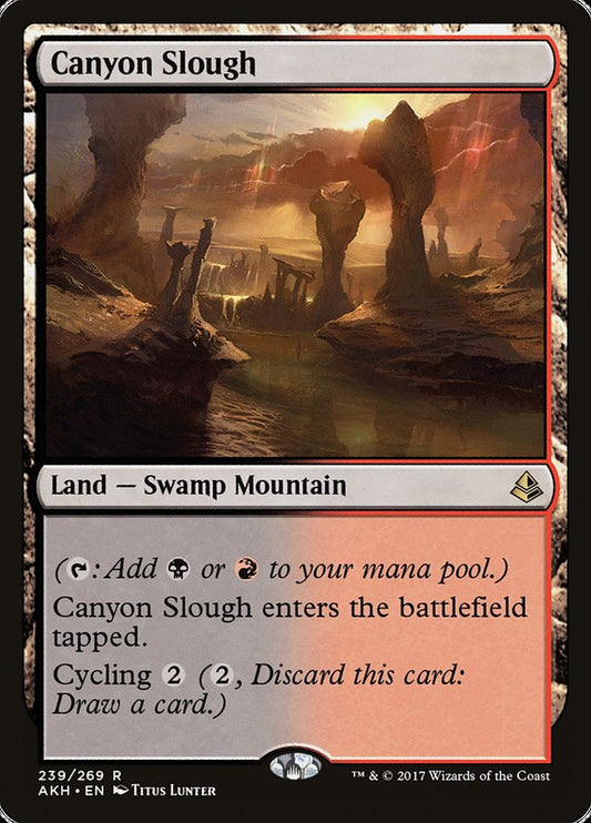 Canyon Slough [Amonkhet] [Foil]