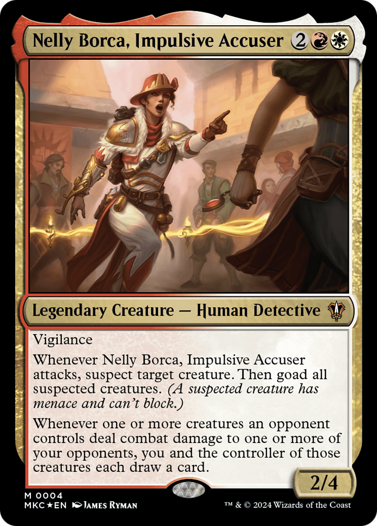 Nelly Borca, Impulsive Accuser [Murders at Karlov Manor Commander] [Foil]