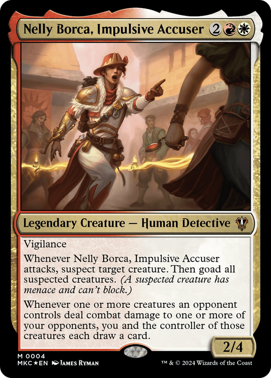 Nelly Borca, Impulsive Accuser [Murders at Karlov Manor Commander] [Foil]