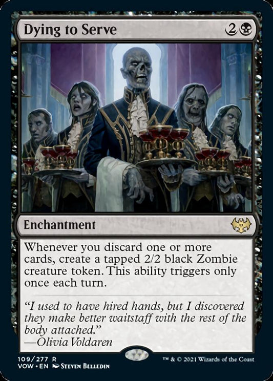 Dying to Serve [Innistrad: Crimson Vow] [Foil]