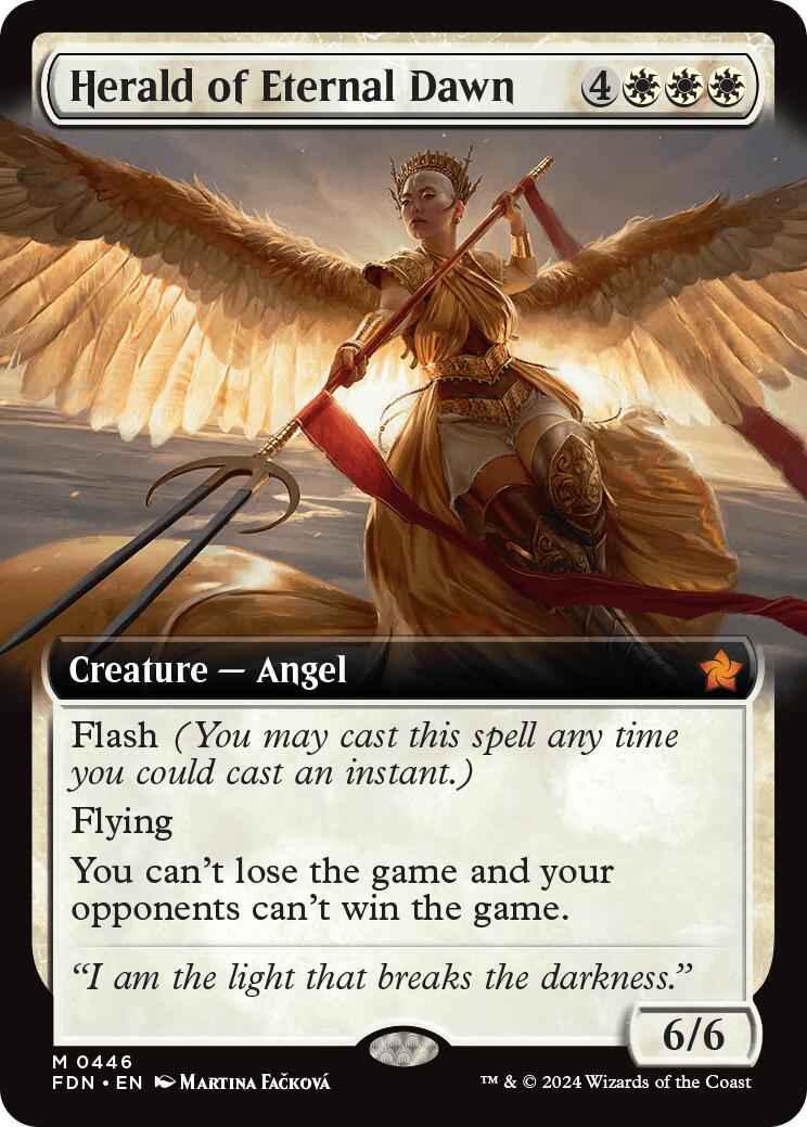 Herald of Eternal Dawn (Extended Art) [Foundations] [Foil]
