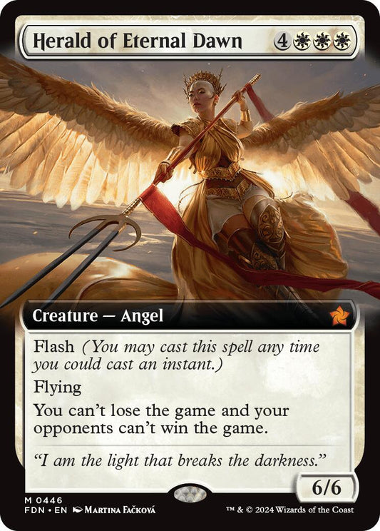 Herald of Eternal Dawn (Extended Art) [Foundations] [Foil]