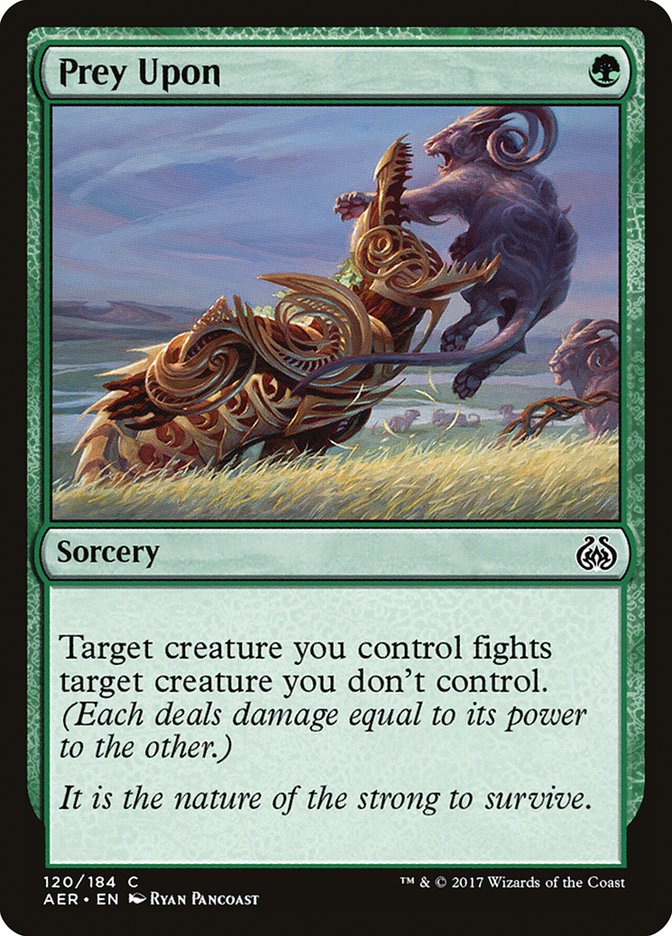 Prey Upon [Aether Revolt] [Foil]