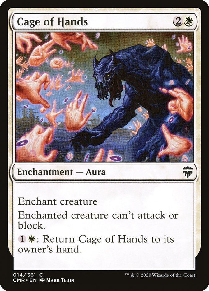 Cage of Hands [Commander Legends] [Foil]