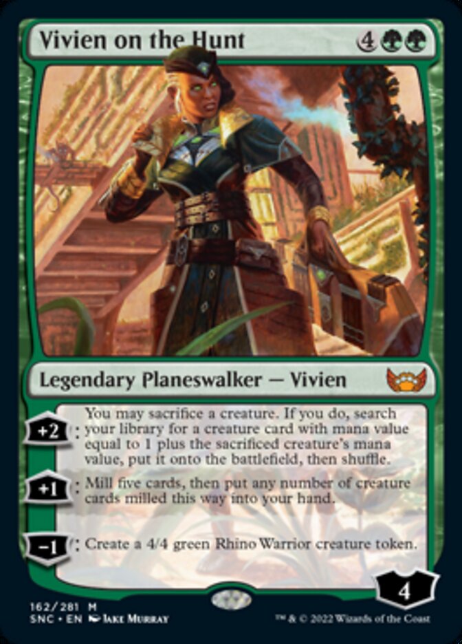 Vivien on the Hunt [Streets of New Capenna] [Foil]