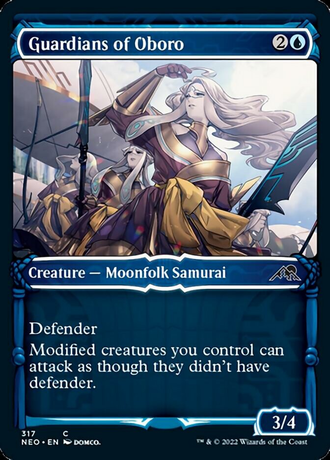 Guardians of Oboro (Showcase Samurai) [Kamigawa: Neon Dynasty] [Foil]