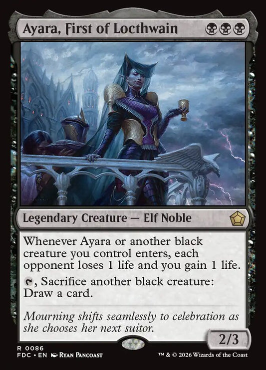 Ayara, First of Locthwain [Foundations Commander]