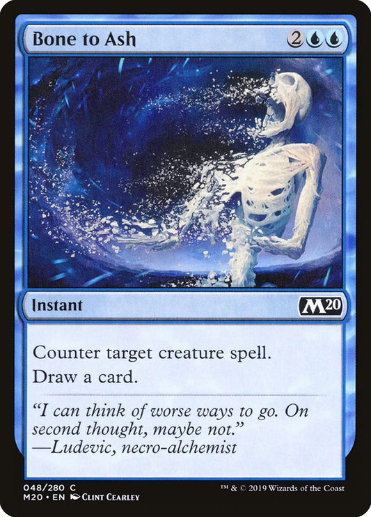 Bone to Ash [Core Set 2020] [Foil]