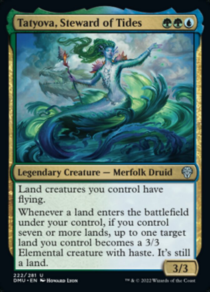 Tatyova, Steward of Tides [Dominaria United] [Foil]