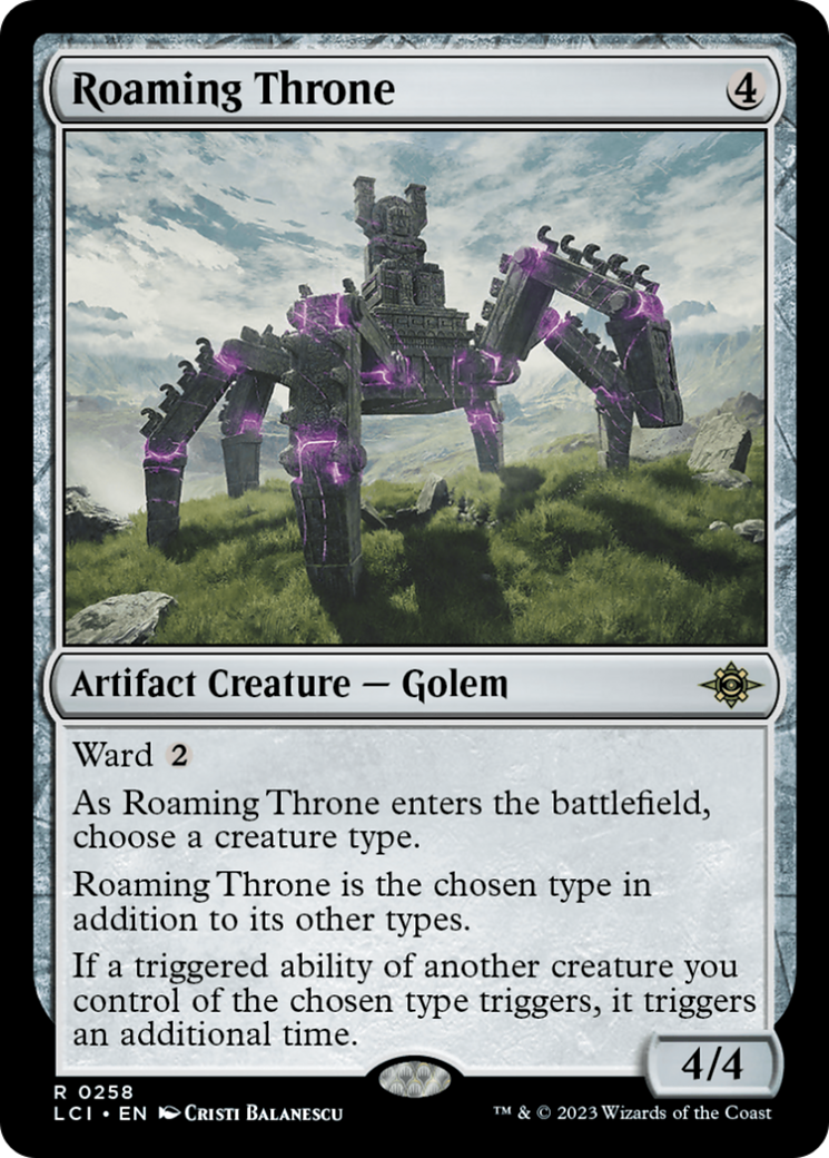Roaming Throne [The Lost Caverns of Ixalan] [Foil]