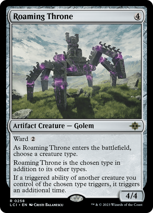 Roaming Throne [The Lost Caverns of Ixalan] [Foil]
