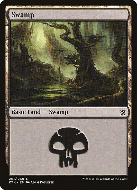 Swamp (261) [Khans of Tarkir] [Foil]