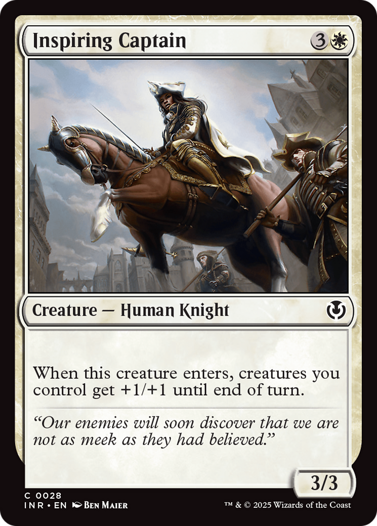 Inspiring Captain [Innistrad Remastered] [Foil]