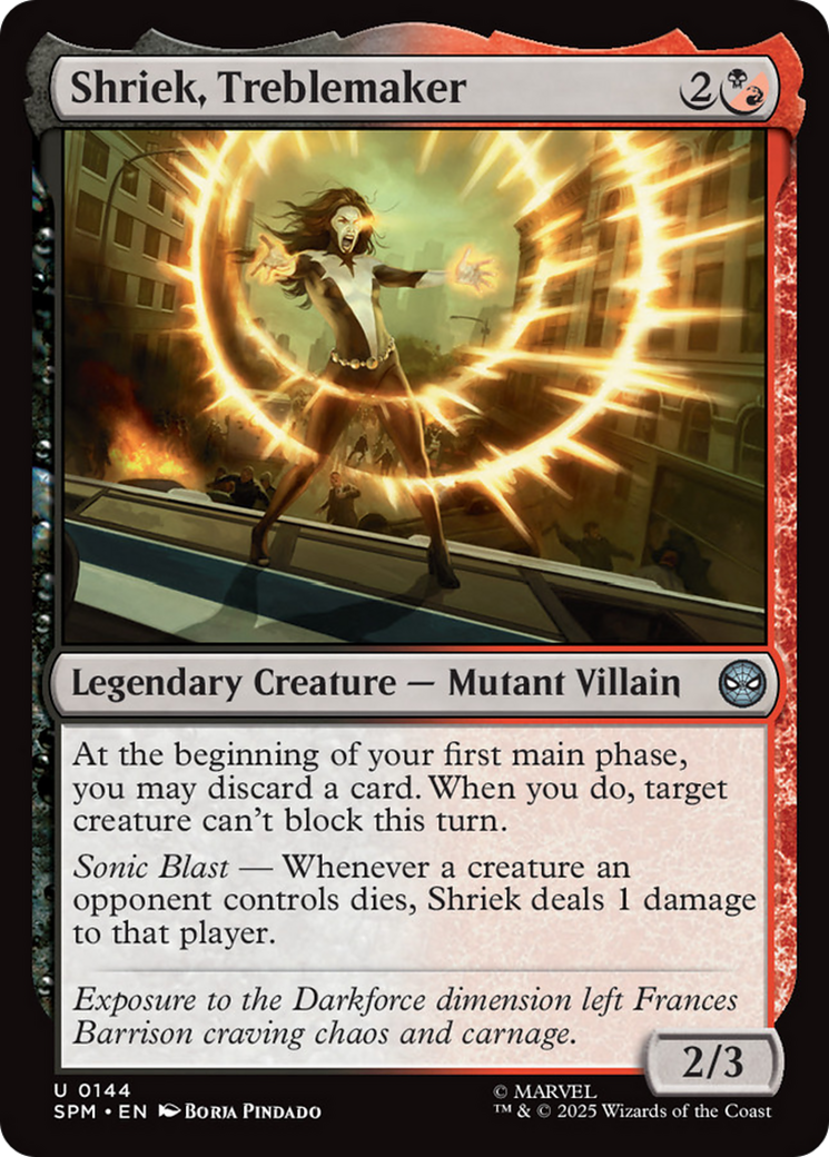 Shriek, Treblemaker [Marvel's Spider-Man] [Foil]