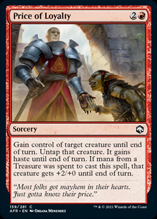 Price of Loyalty [Dungeons & Dragons: Adventures in the Forgotten Realms] [Foil]