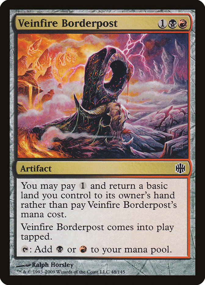 Veinfire Borderpost [Alara Reborn] [Foil]