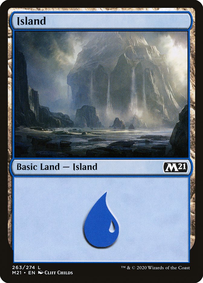Island (263) [Core Set 2021] [Foil]