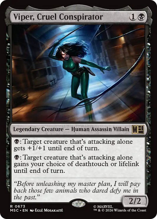 Viper, Cruel Conspirator [Marvel Super Heroes Commander]