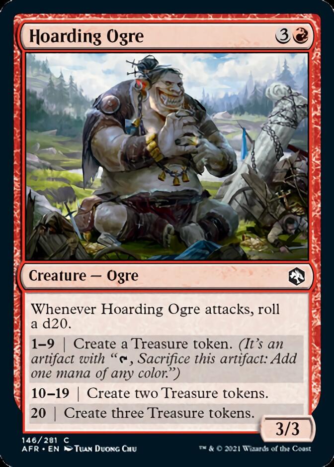 Hoarding Ogre [Dungeons & Dragons: Adventures in the Forgotten Realms] [Foil]