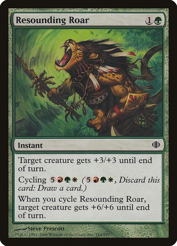 Resounding Roar [Shards of Alara] [Foil]