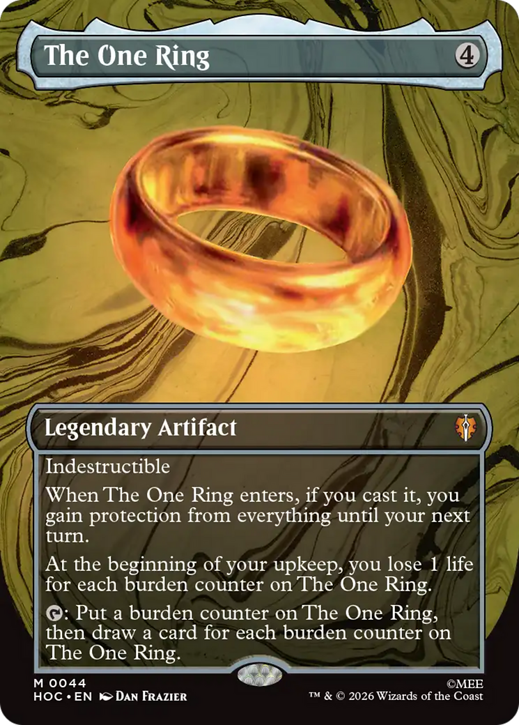 The One Ring (Borderless) [The Hobbit: Eternal-Legal] [Foil]