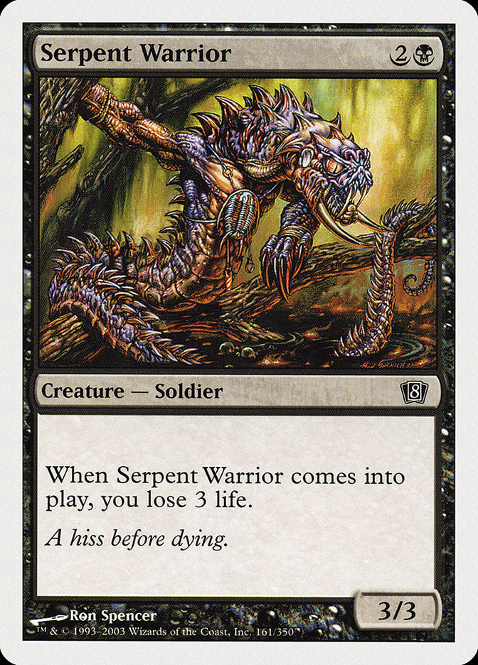 Serpent Warrior [Eighth Edition] [Foil]