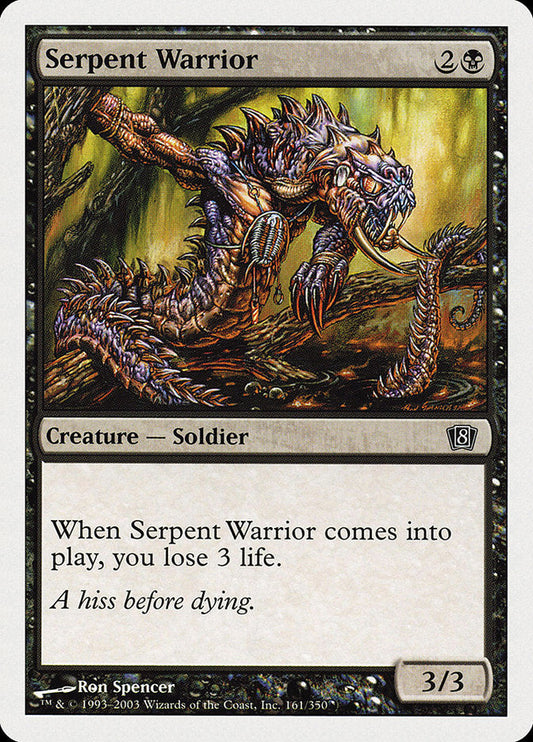 Serpent Warrior [Eighth Edition] [Foil]