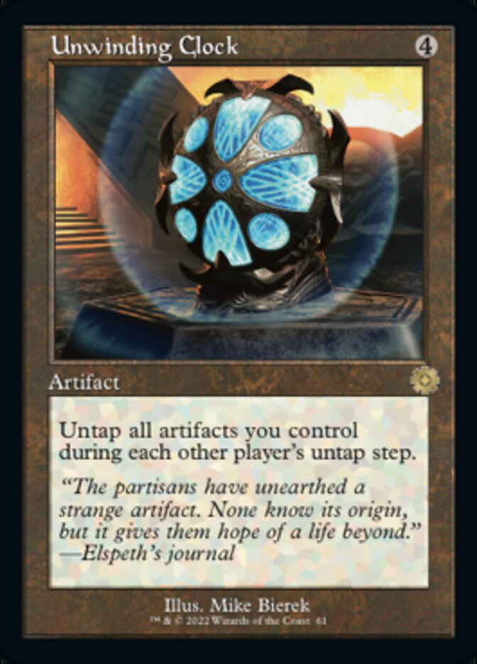Unwinding Clock (Retro) [The Brothers' War Retro Artifacts] [Foil]