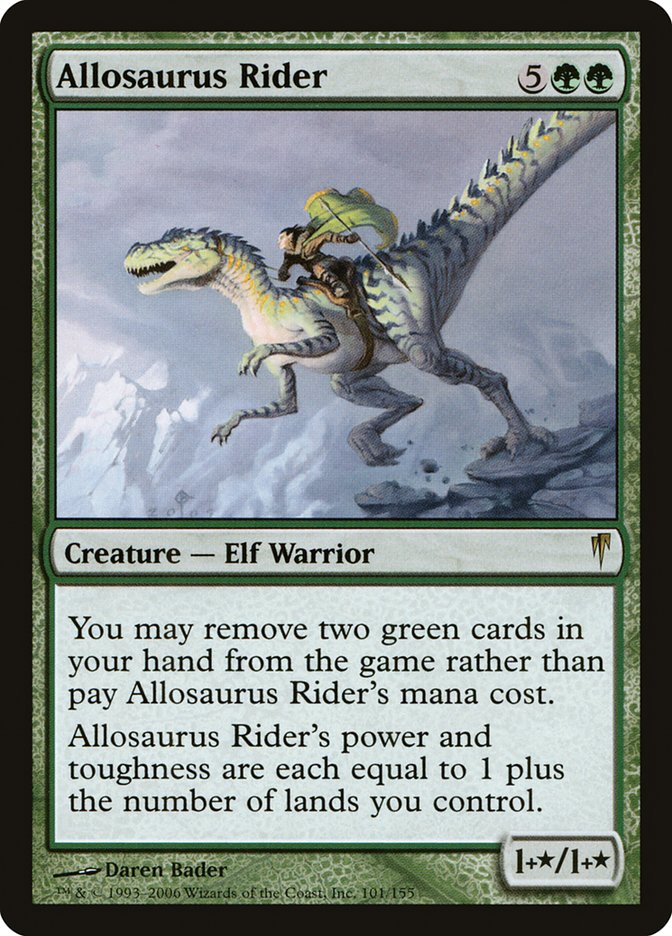 Allosaurus Rider [Coldsnap] [Foil]
